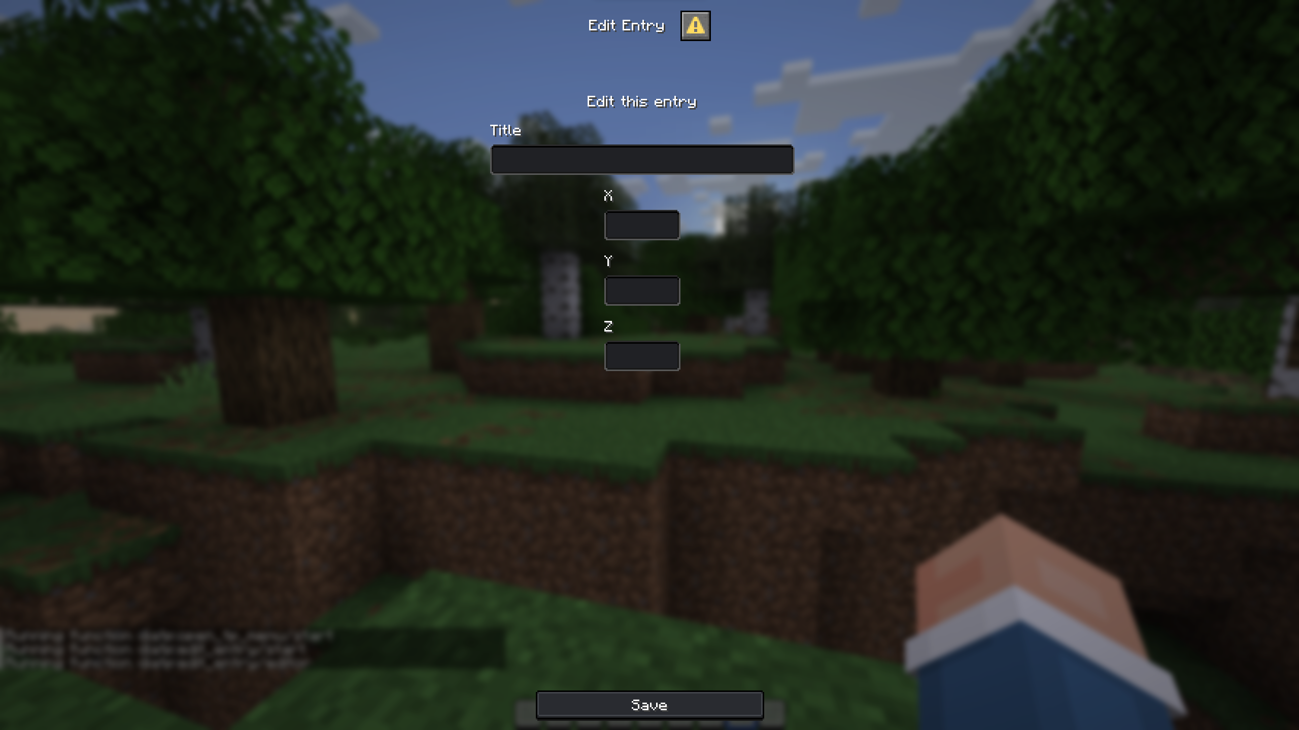 Edit Entry