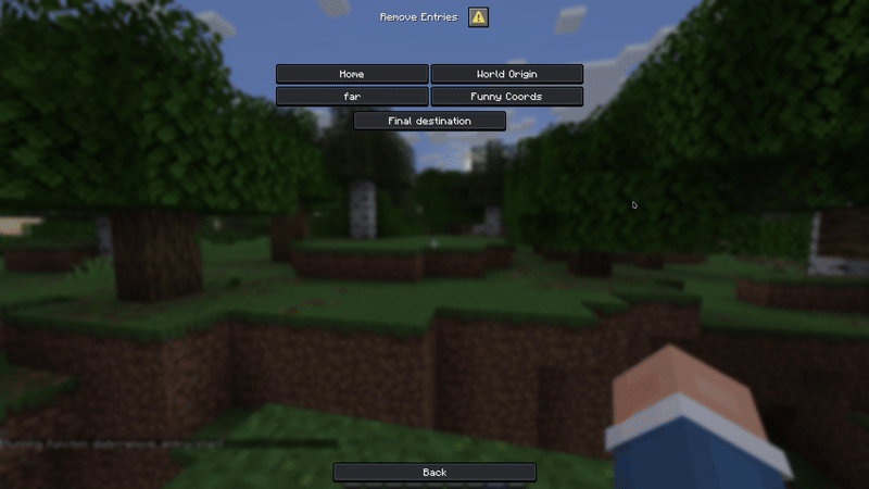 Remove Entries