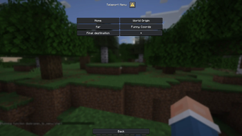 Teleport Menu