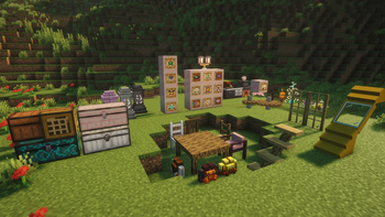 A few items & features from the modpack..