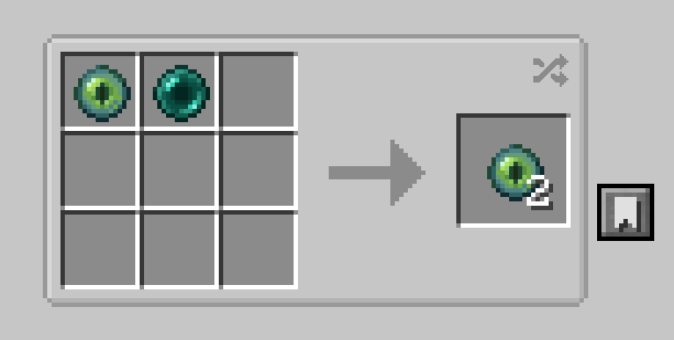 Crafting recipe
