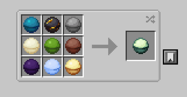 Crafting recipe