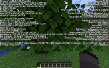 FPS in vanilla, normal world