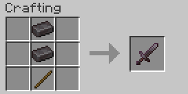Netherite Sword Recipe