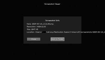 Screenshot info!