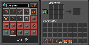 Crafting Recipes In The Recipe Book