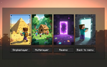 Gameplay selection interface [ 0.0.2 ~ 0.1.9.7]