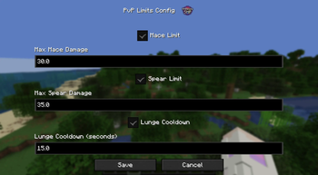 In-game config menu