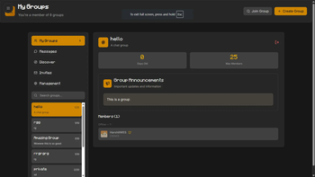 Groups Page