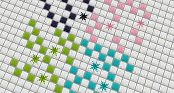 A beautiful display of Calcite Tiles!