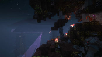 a wither trying to fight agains something...