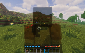 Very zoomed in character