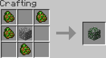 How to make Mossy Cobblestone