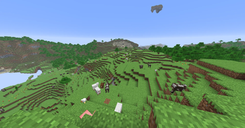 A plains biome.