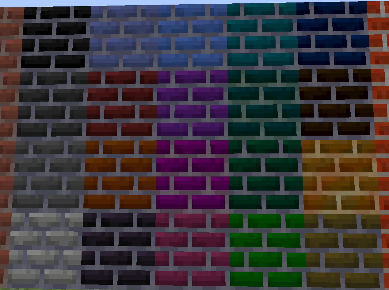 Dyed Bricks