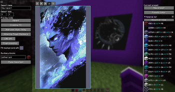 Example of a configured mapart