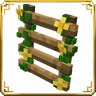 Jacob's 3D Ladder with Flowers (Yellow)