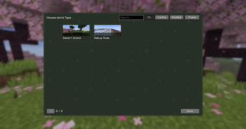 Select World Type Menu 2