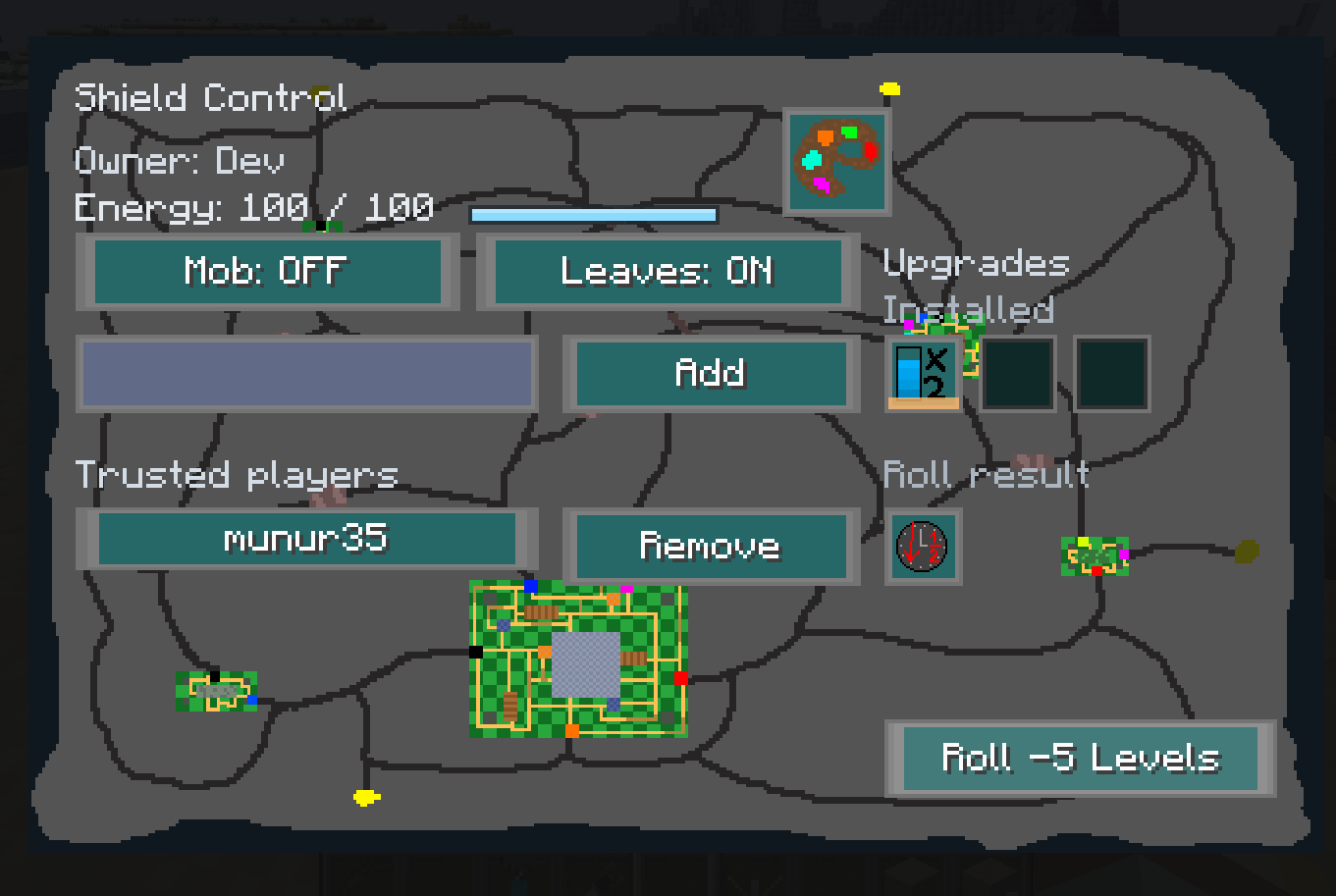 Shield Menu