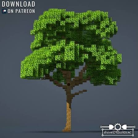 The custom tree from the new biome