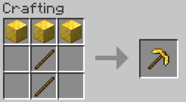 Advanced Golden Pickaxe