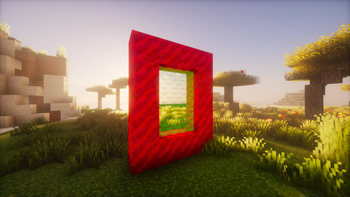 Arec Portal made from Saecel Blocks