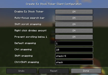 Configuration - Default