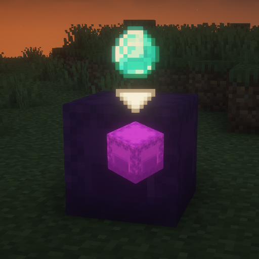 Diamond in purple shulkerbox