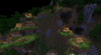 Village in the forest