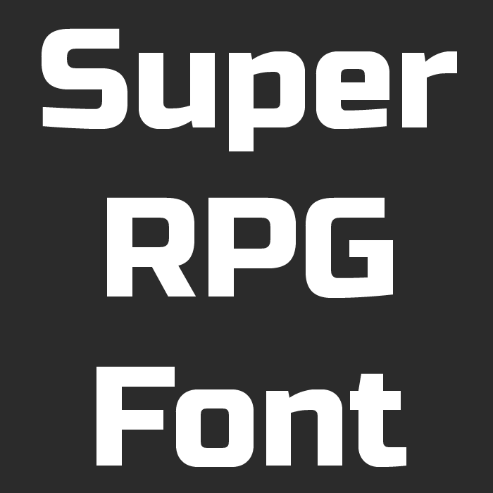 Super RPG Font