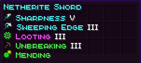 Sword's Enchants