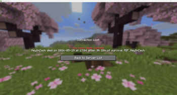 Banned for dying