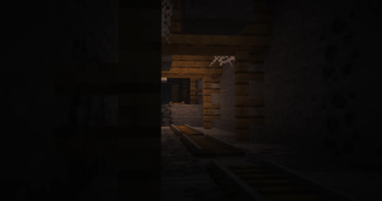 3D Rails in Mineshaft