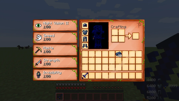 A view of the inventory