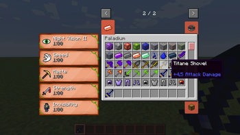 A view of the creative Tab