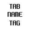 Tab Name Tag
