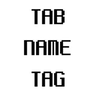 Tab Name Tag