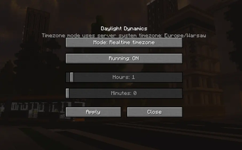 Daylight Dynamics new configuration GUI
