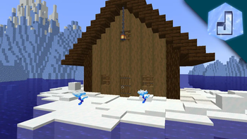 Frozen Shack and Shiverthorn Plants