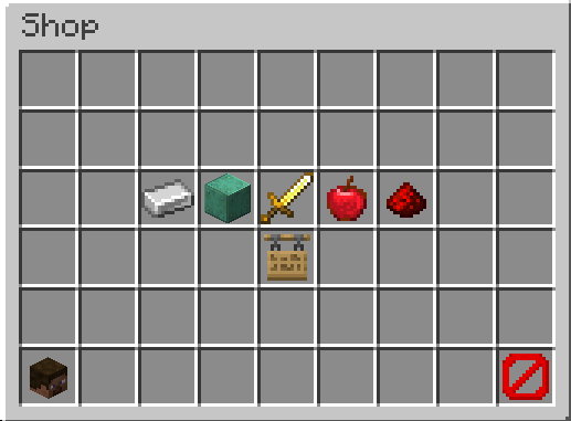 Shop GUI