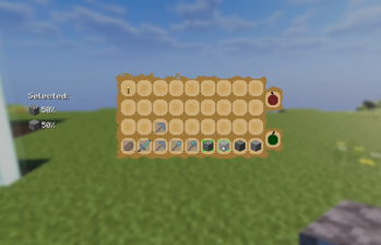Selection menu