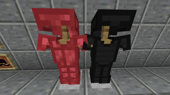 redsteel and carbonfiber armor sets