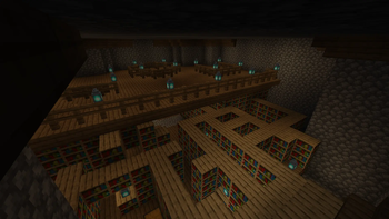 A maze of books
