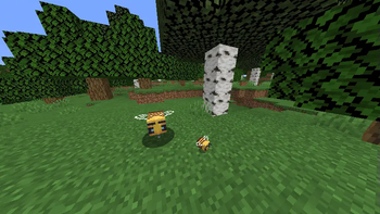 a Murderous Bee with it's baby