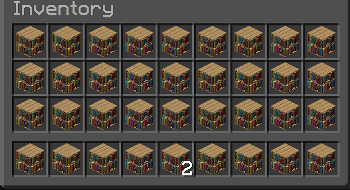 Bookshelf in inventory