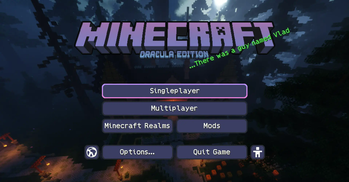 Old title screen