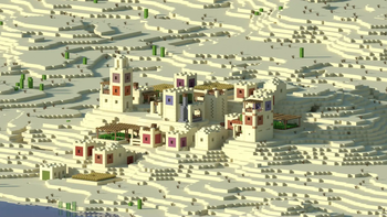 Desert Village Render