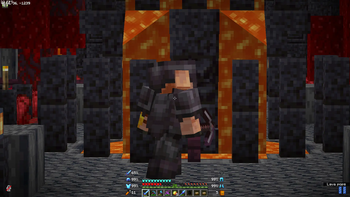 Piglin with Full Netherite