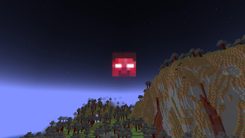 a herobrine blood moon