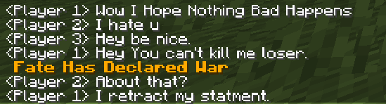 Fate Has Declared War MSG